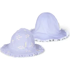 Sun hat - Purple - Stripes