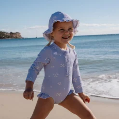 Sun hat - Purple - Stripes