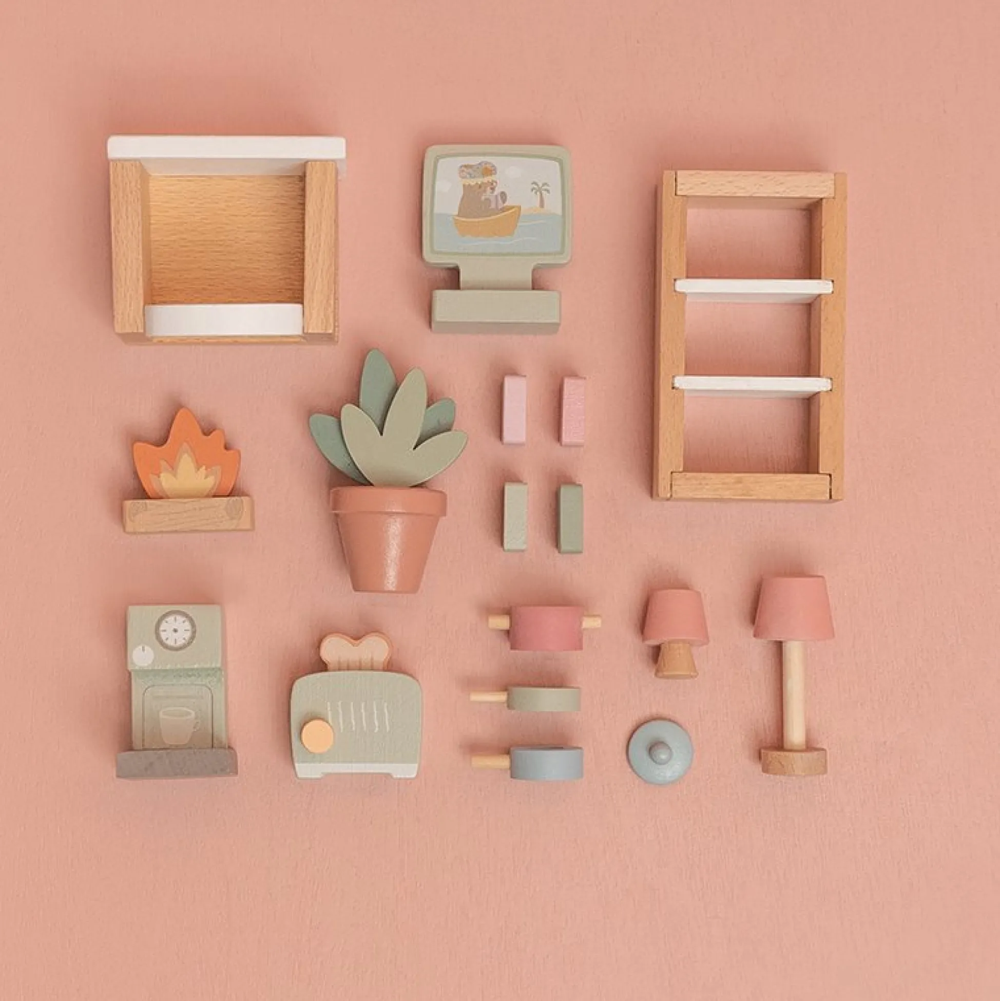 Supplement set dollhouse furniture