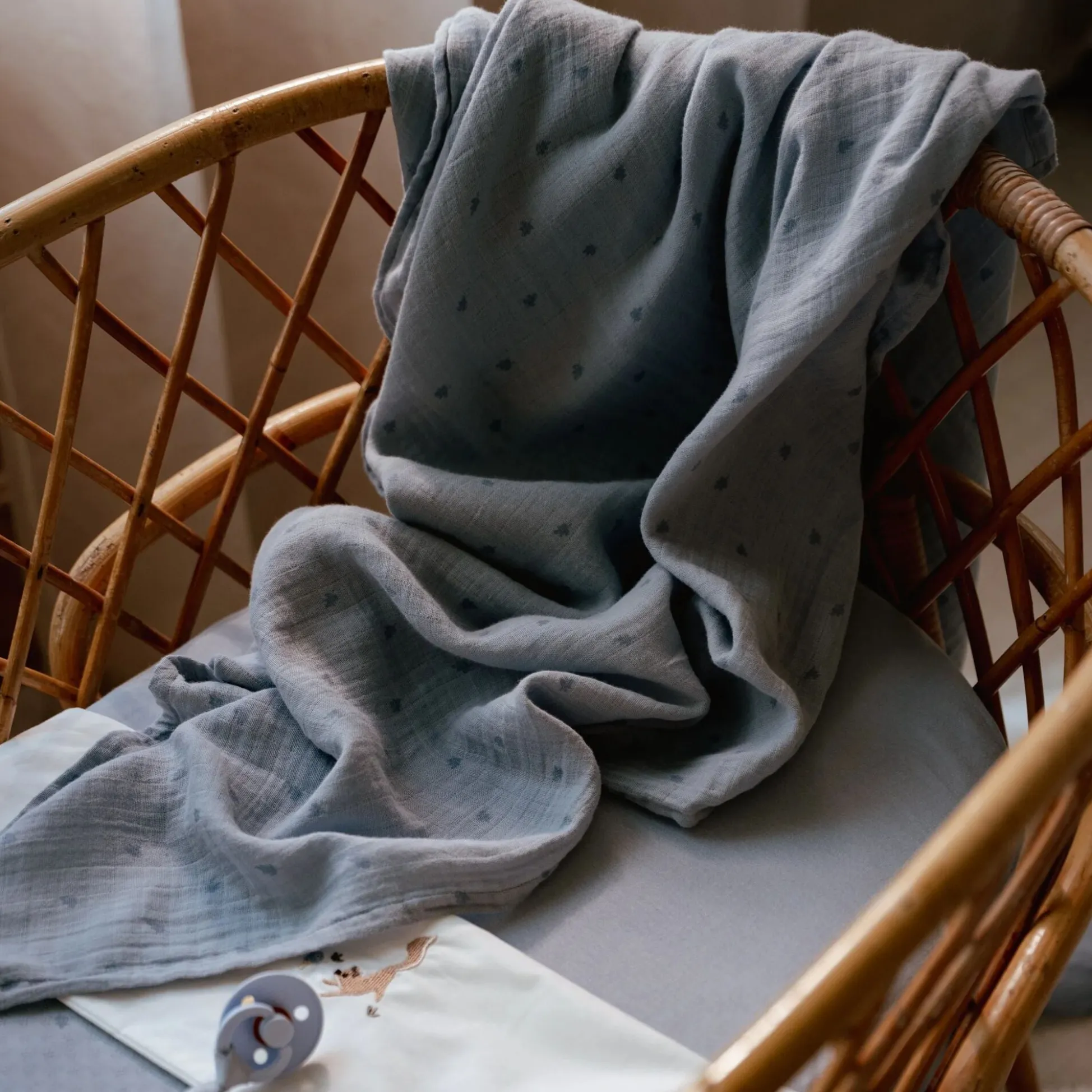 Swaddle - Blue - 120 cm - Essentials
