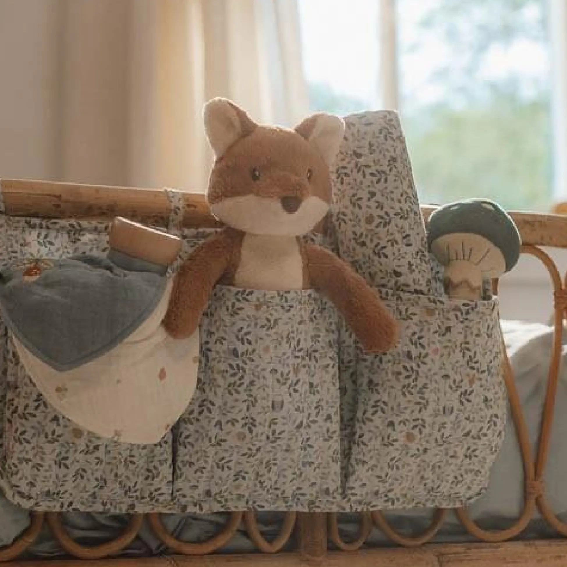 Swaddle - Blue - Size 120 cm - Forest Friends - Forest Adventure