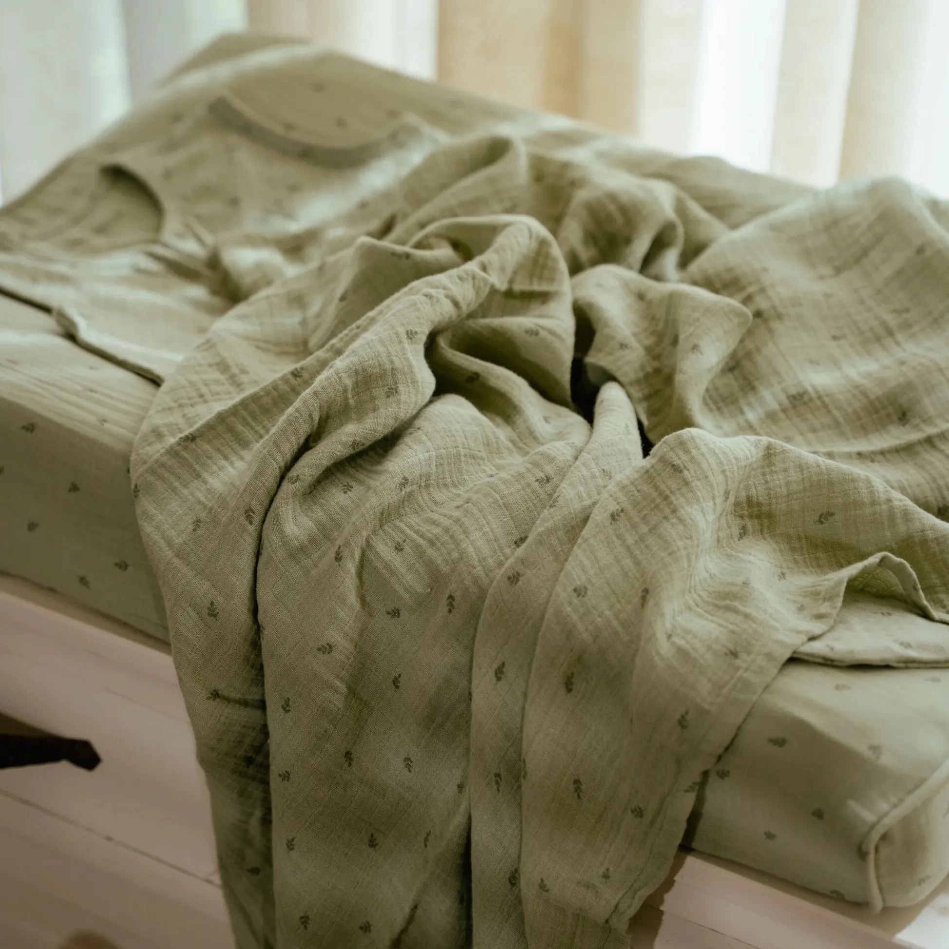 Swaddle - Green - 120 cm - Essentials