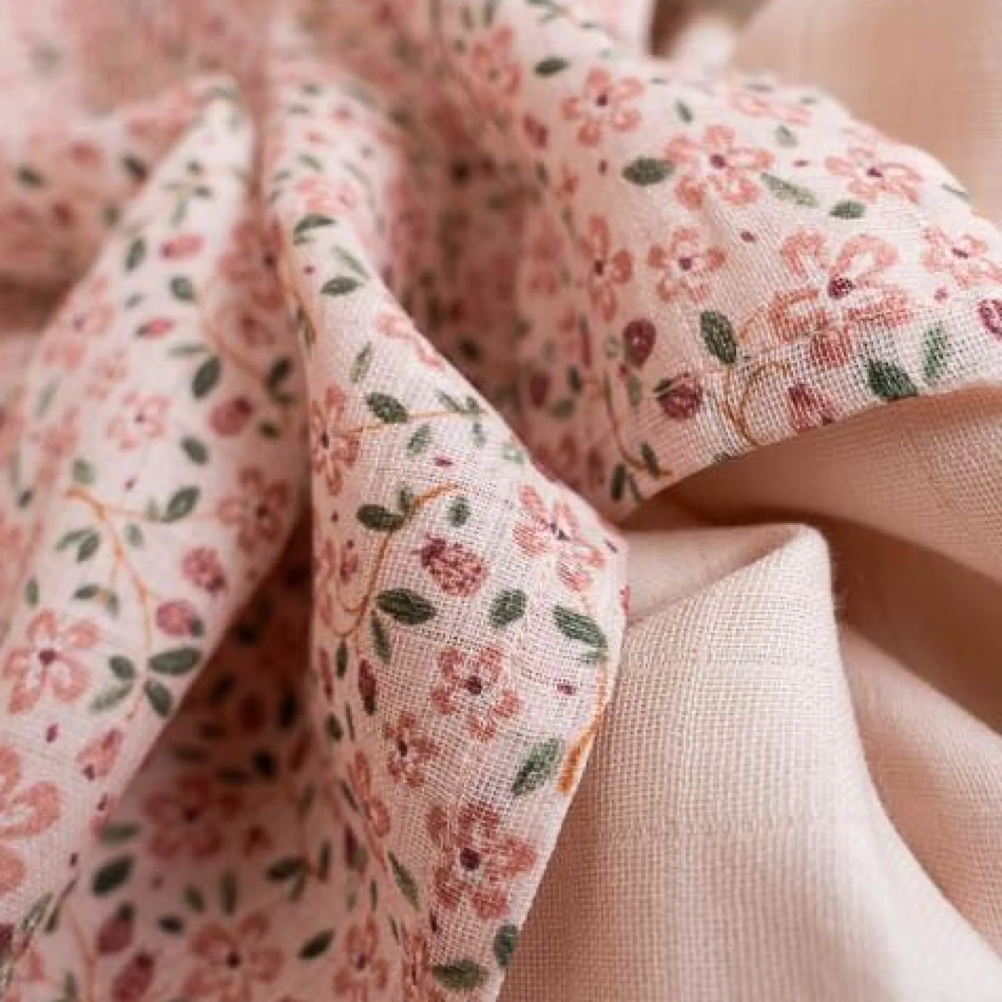 Swaddle - Pink - Fairy Garden - Fairy Floral