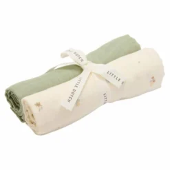 Swaddle - White - Forest Friends - Forest Treasures