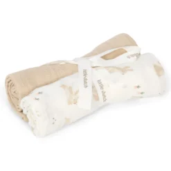 Swaddle - White - Newborn Naturals - Baby Bunny