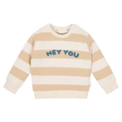 Sweater - Sand - Biscuit Stripe