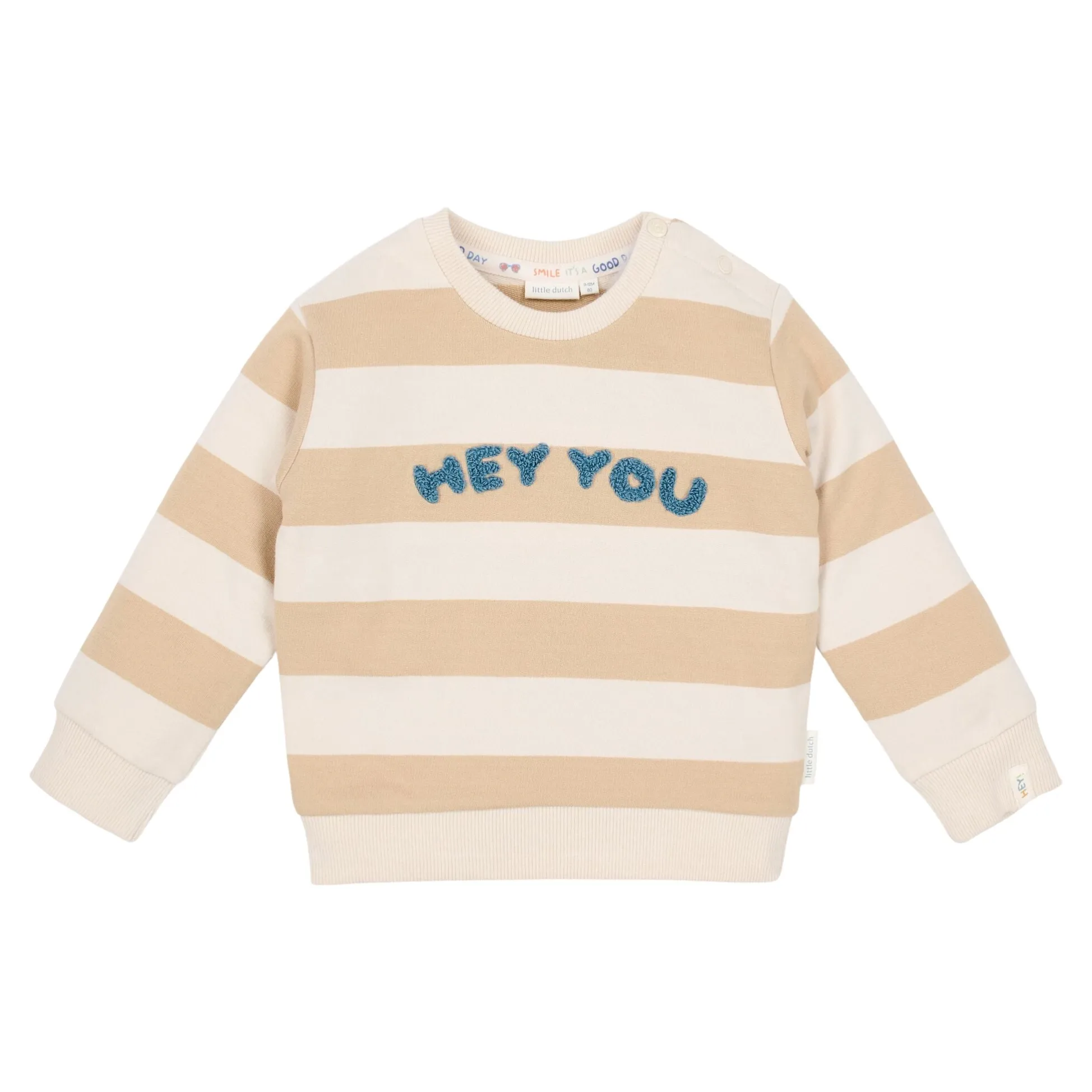 Sweater - Sand - Biscuit Stripe