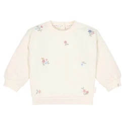 Sweater - White - Floral Print