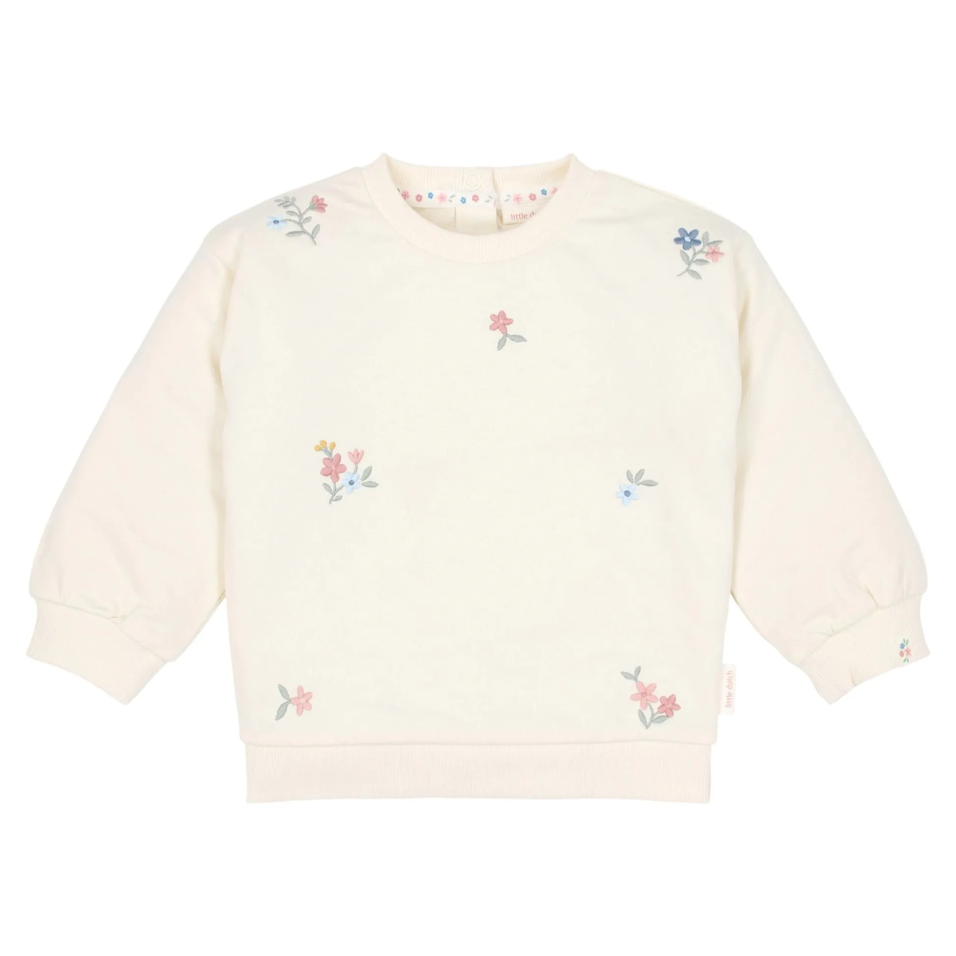 Sweater - White - Floral Print