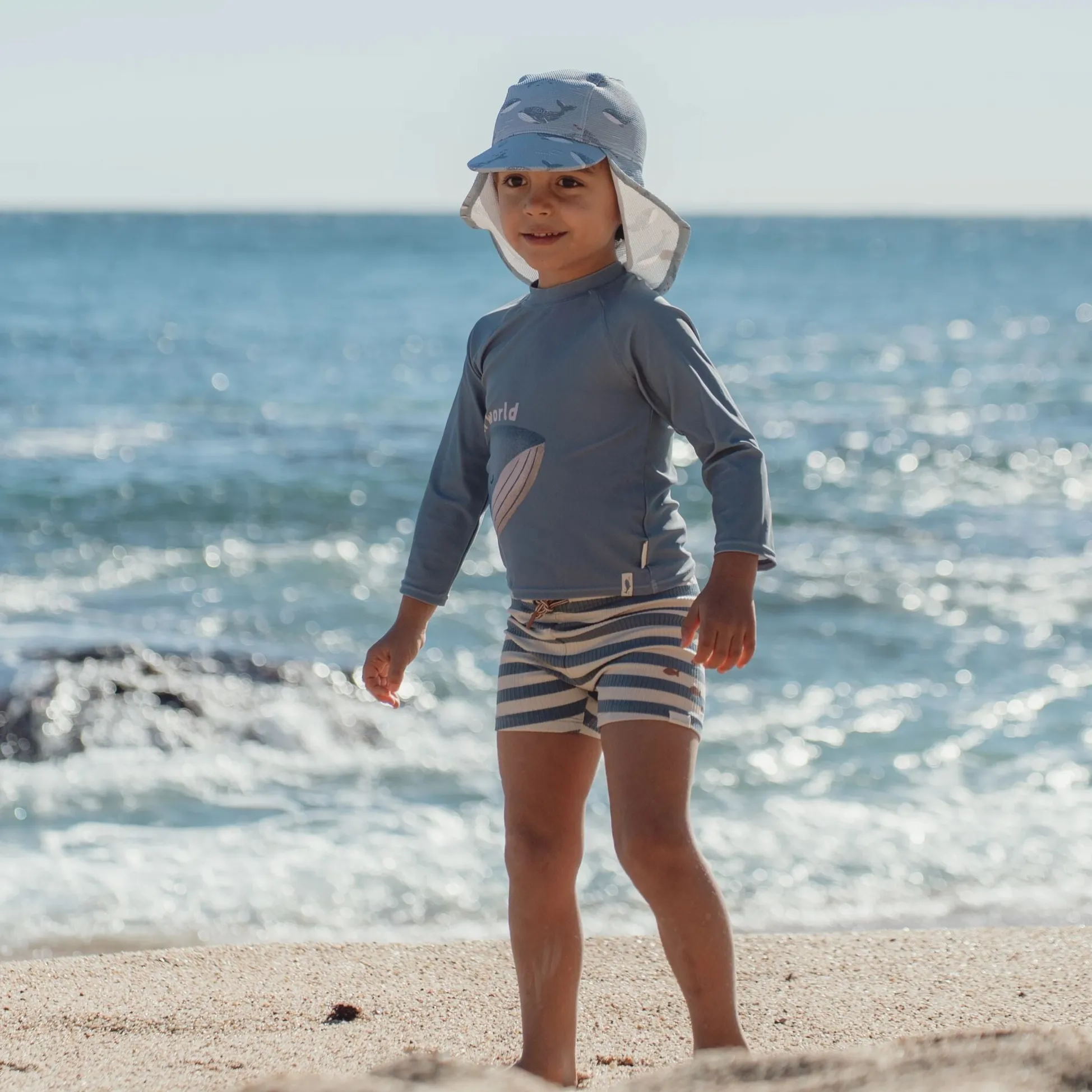 Swim Cap - Blue - Ocean Splash