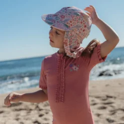 Swim Cap - Pink - Mermaid Print