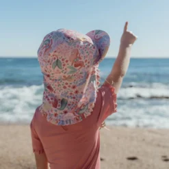 Swim Cap - Pink - Mermaid Print