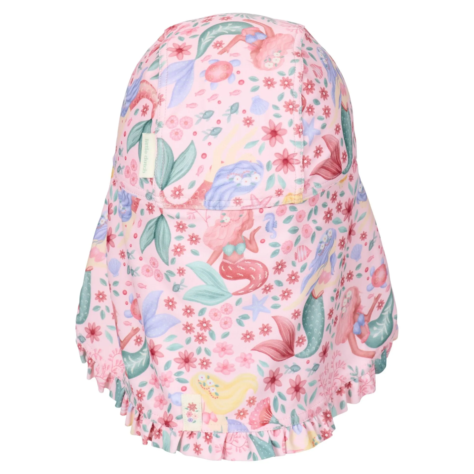 Swim Cap - Pink - Mermaid Print