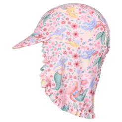Swim Cap - Pink - Mermaid Print