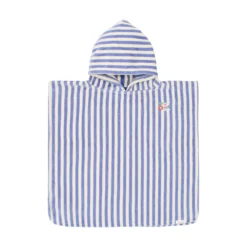 Swim Coll. 26 Beach poncho Dreamy Purple stripe
