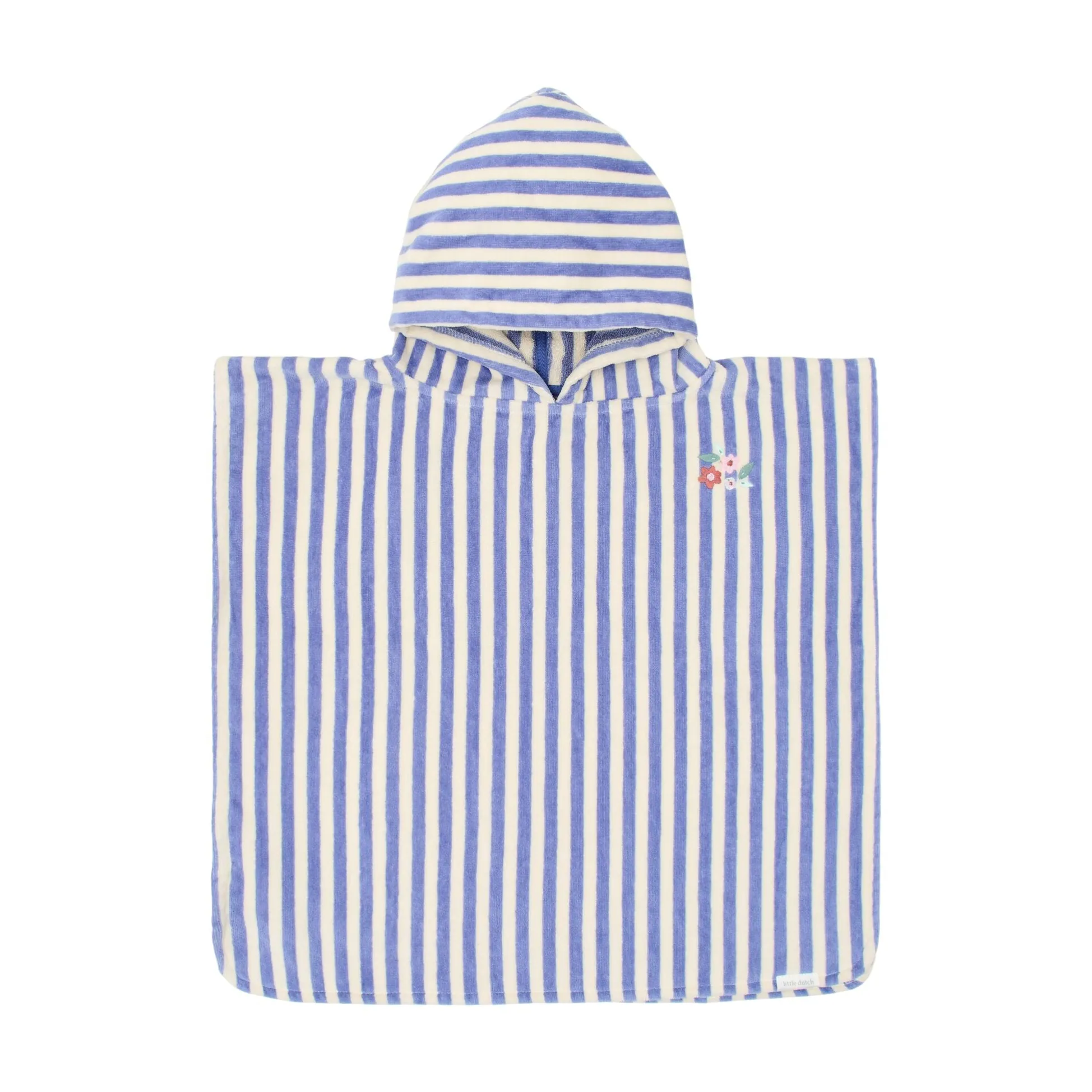 Swim Coll. 26 Beach poncho Dreamy Purple stripe