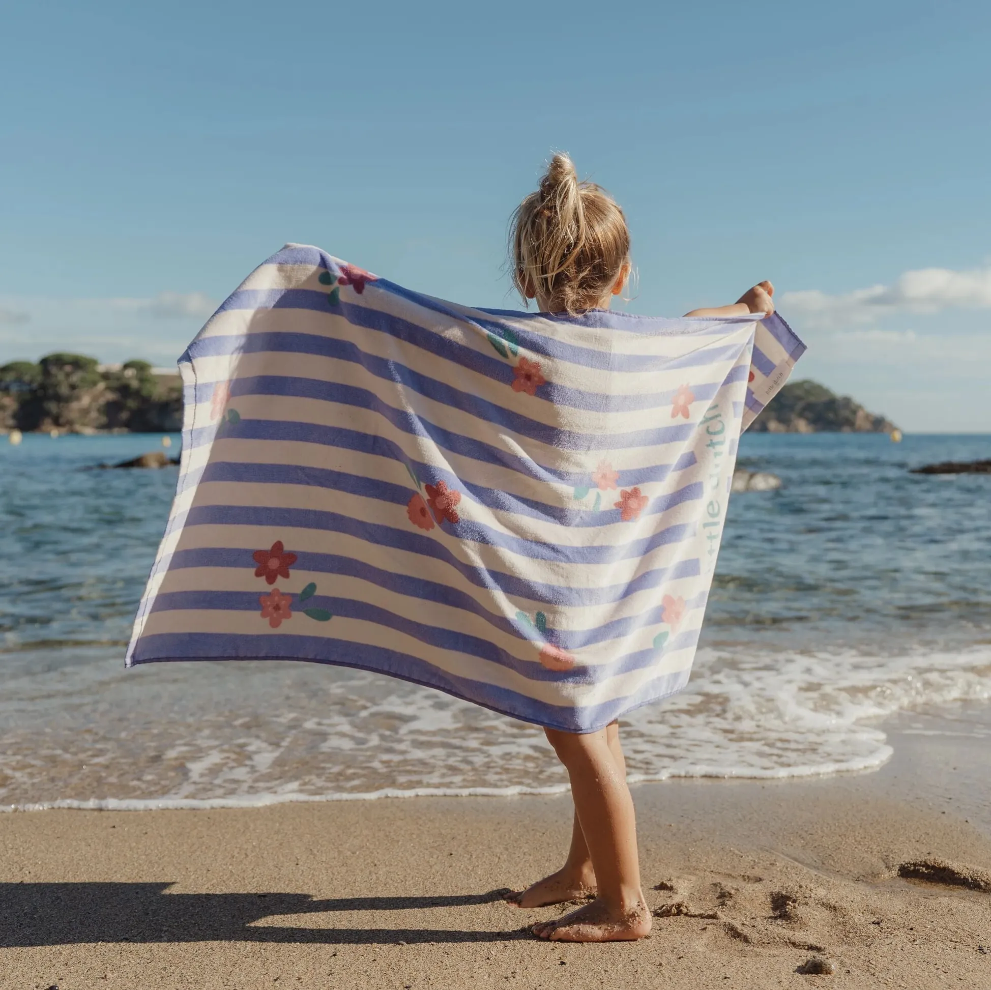 Swim Coll. 26 Beach towel Dreamy Purple stripe - 60cm X 120cm