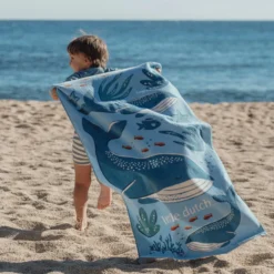 Swim Coll. 26 Beach towel Ocean world Blue - 60cm X 120cm