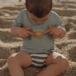 Swim diaper - Blue - Ocean Blue Stripes