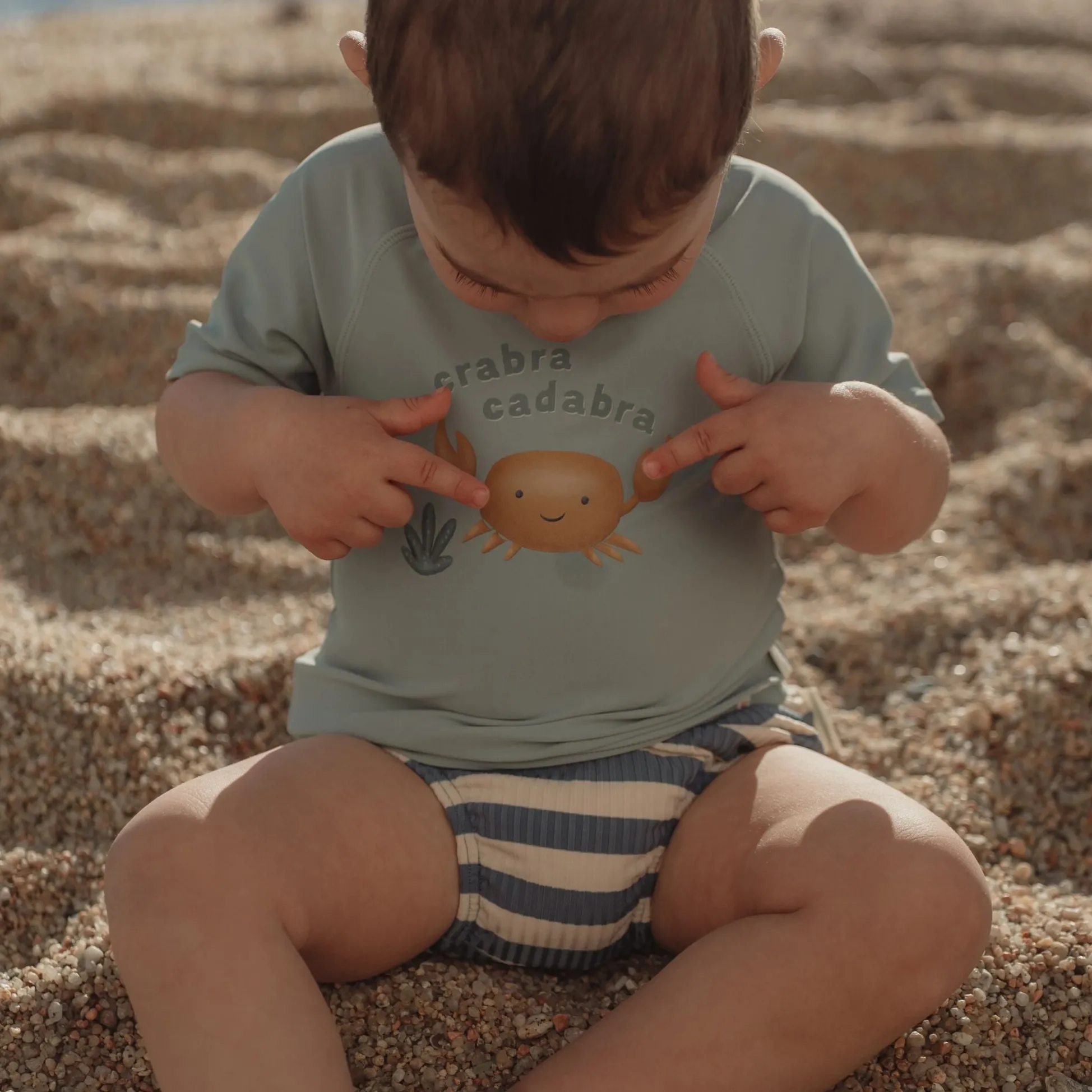 Swim diaper - Blue - Ocean Blue Stripes