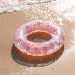 Swim Ring Pink Flowers 50 cm