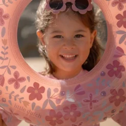 Swim Ring Pink Flowers 50 cm