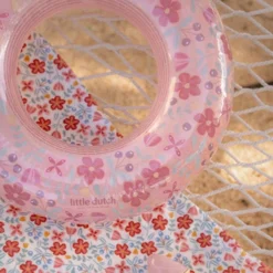 Swim Ring Pink Flowers 50 cm