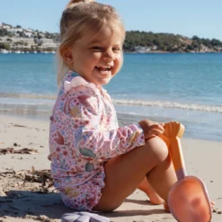Swim set - UPF 40 - Pink - Mermaid print