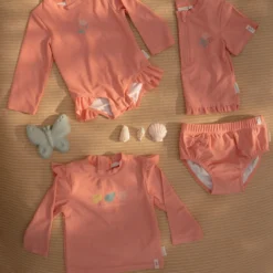 Swim shirt long sleeve - Pink - Ocean Treasures