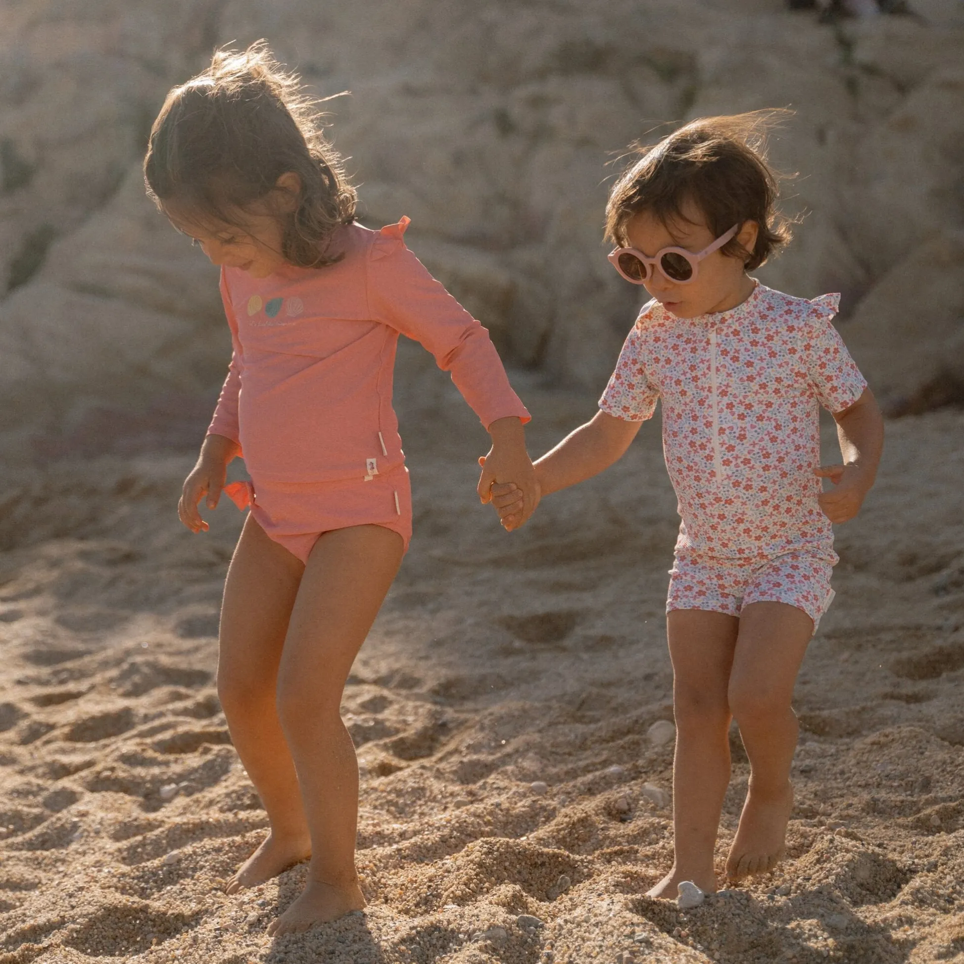 Swim shirt long sleeve - Pink - Ocean Treasures