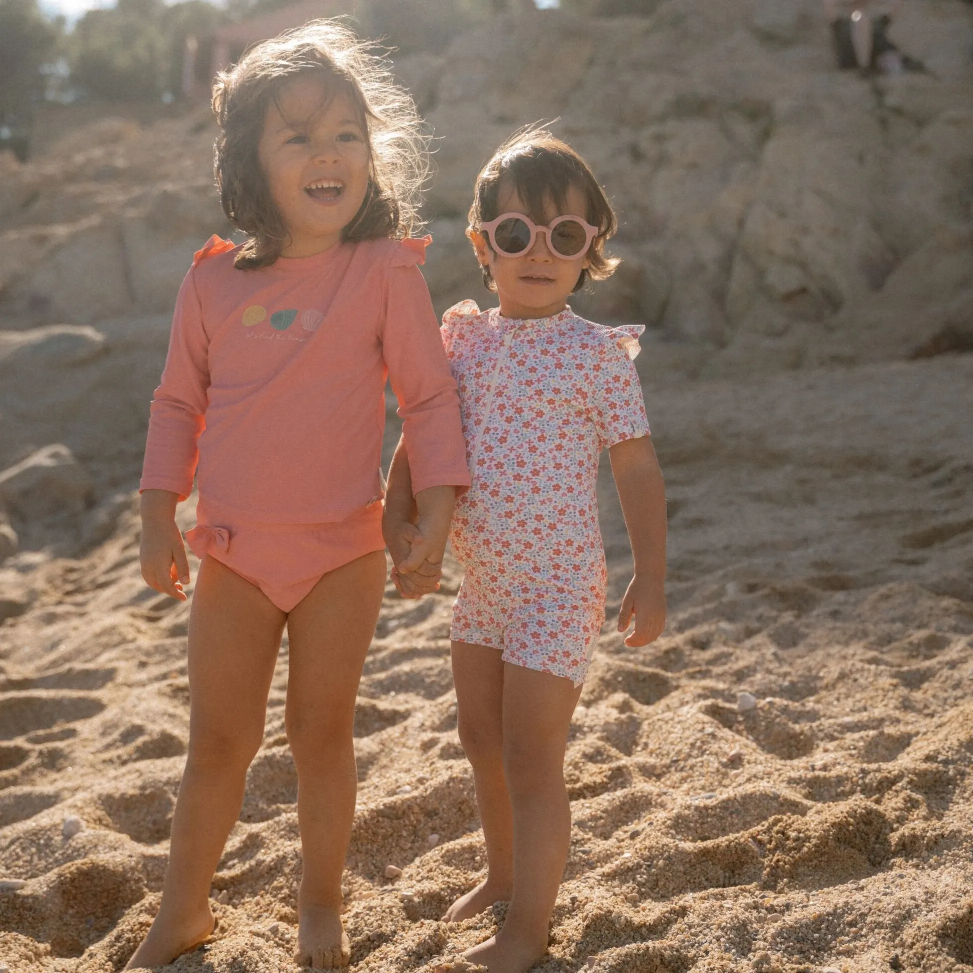 Swim shirt long sleeve - Pink - Ocean Treasures