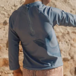 Swim shirt long sleeve - UPF 40 - Blue