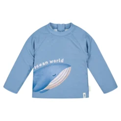 Swim shirt long sleeve - UPF 40 - Blue