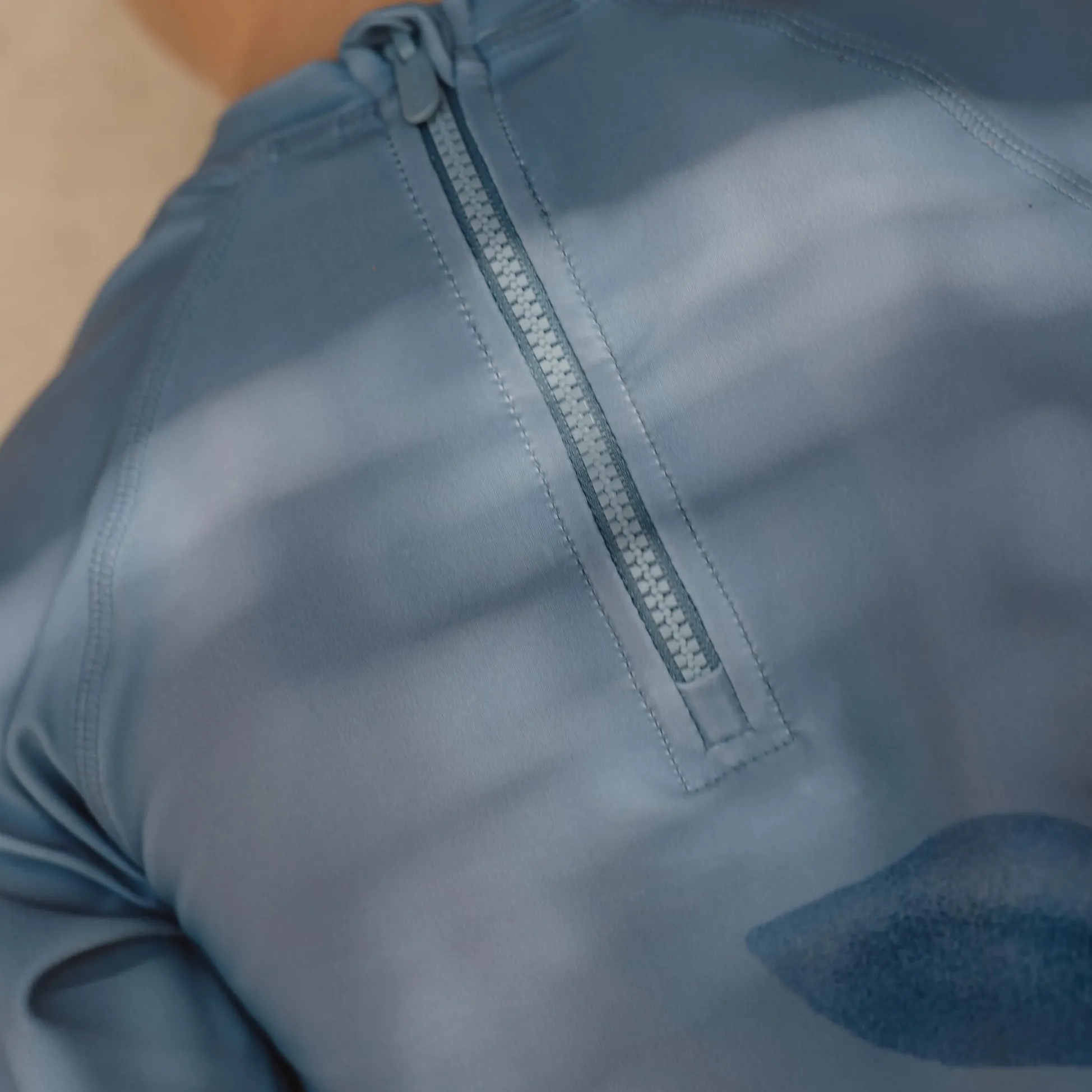 Swim shirt long sleeve - UPF 40 - Blue