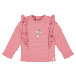 Swim shirt long sleeve - UPF 40 - Pink - Glitter