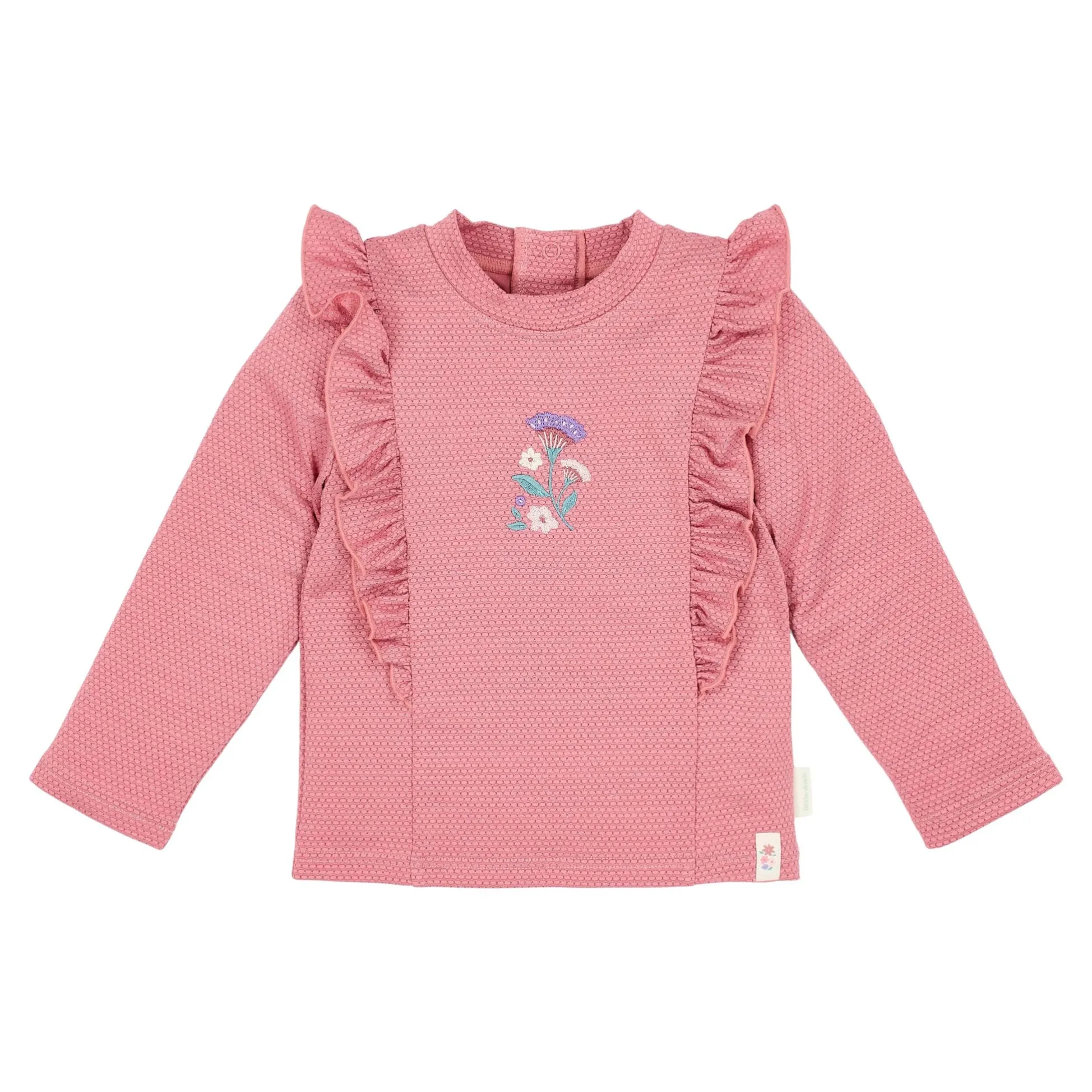 Swim shirt long sleeve - UPF 40 - Pink - Glitter