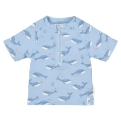 Swim shirt short sleeve - Blue - Ocean Splash