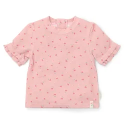 Swim shirt short sleeve - Light pink - Sunny Flowers