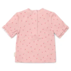 Swim shirt short sleeve - Light pink - Sunny Flowers
