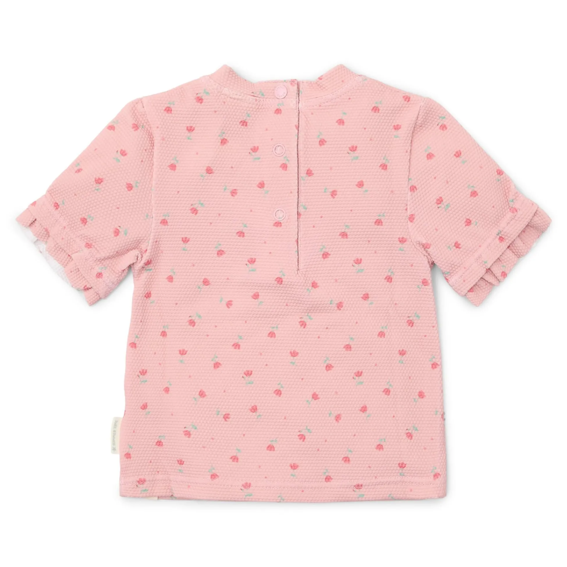 Swim shirt short sleeve - Light pink - Sunny Flowers