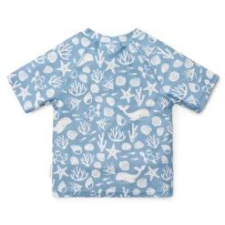 Swim shirt short sleeve - Light blue - Sea Life