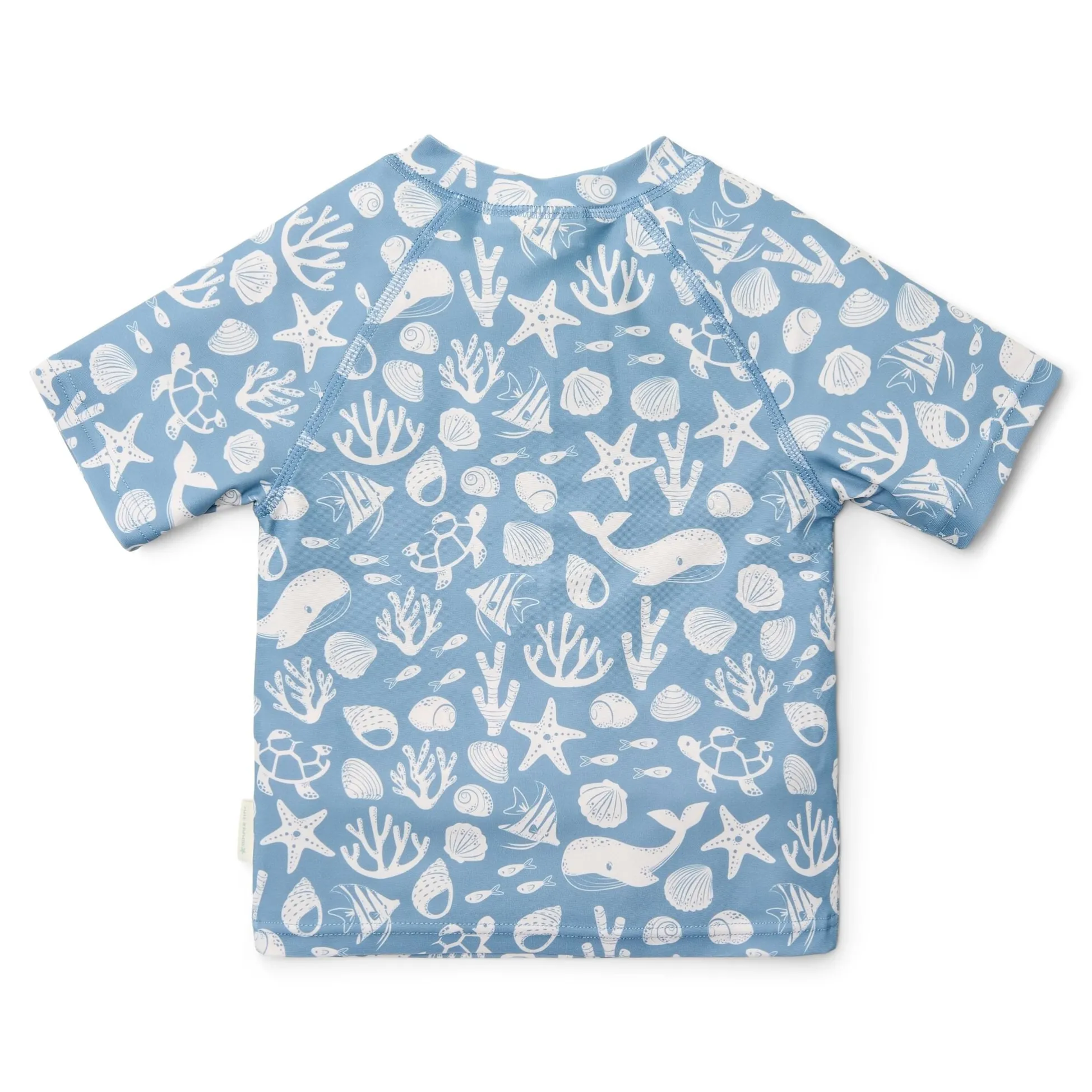 Swim shirt short sleeve - Light blue - Sea Life