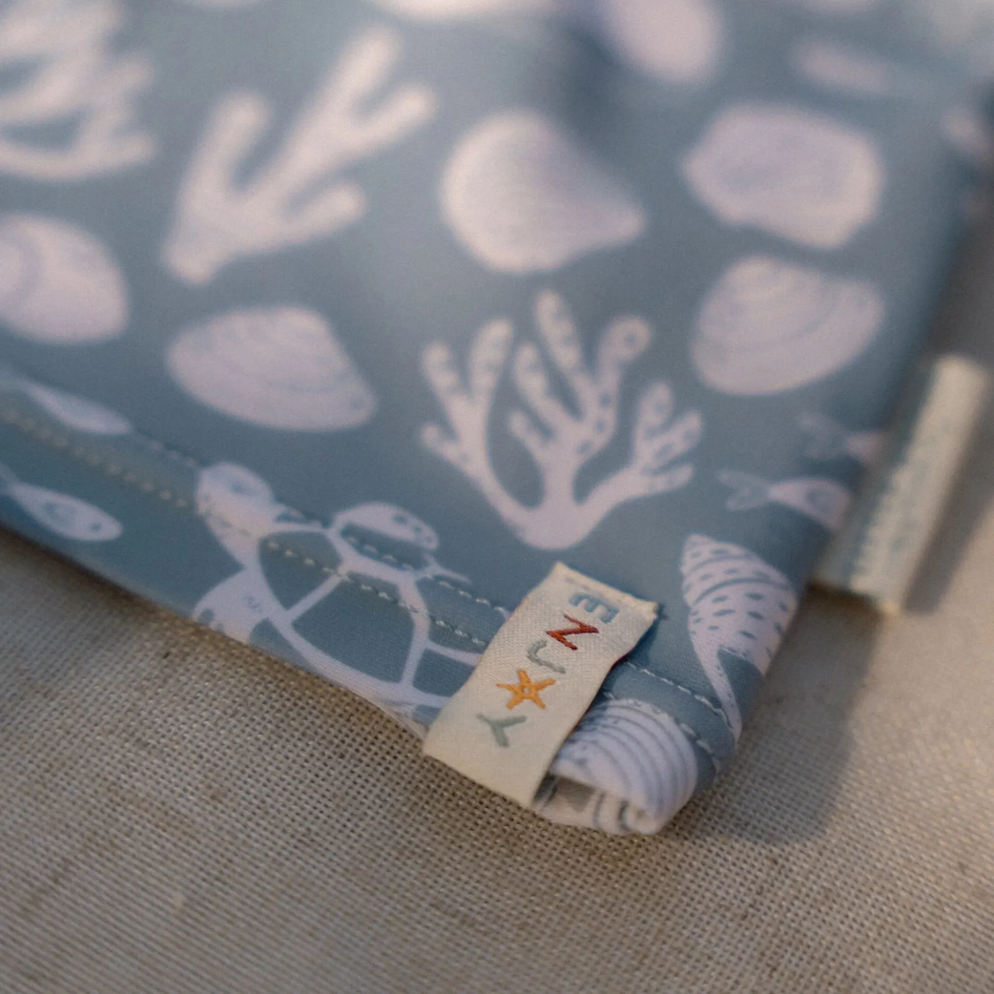 Swim shirt short sleeve - Light blue - Sea Life