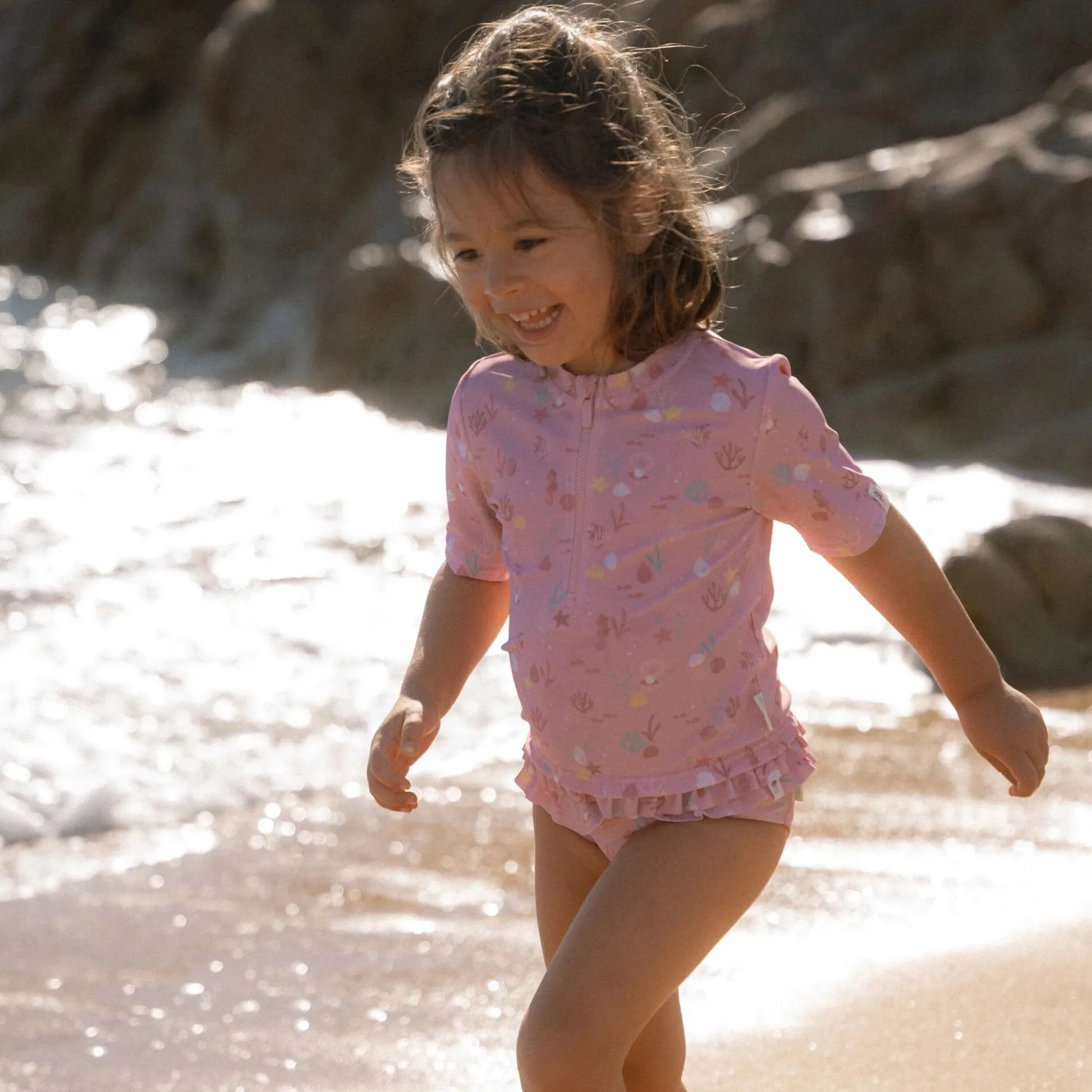 Swim shirt short sleeve - Multicolored - Ocean Treasures