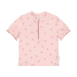 Swim shirt short sleeve - Pink - Shells