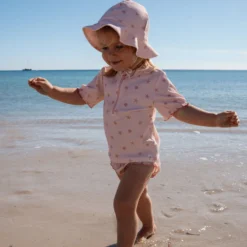 Swim shirt short sleeve - Pink - Shells