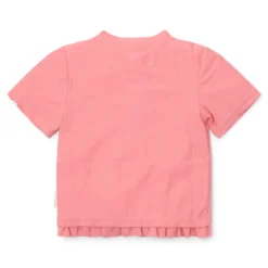Swim shirt short sleeve - Pink - Sunny Flowers