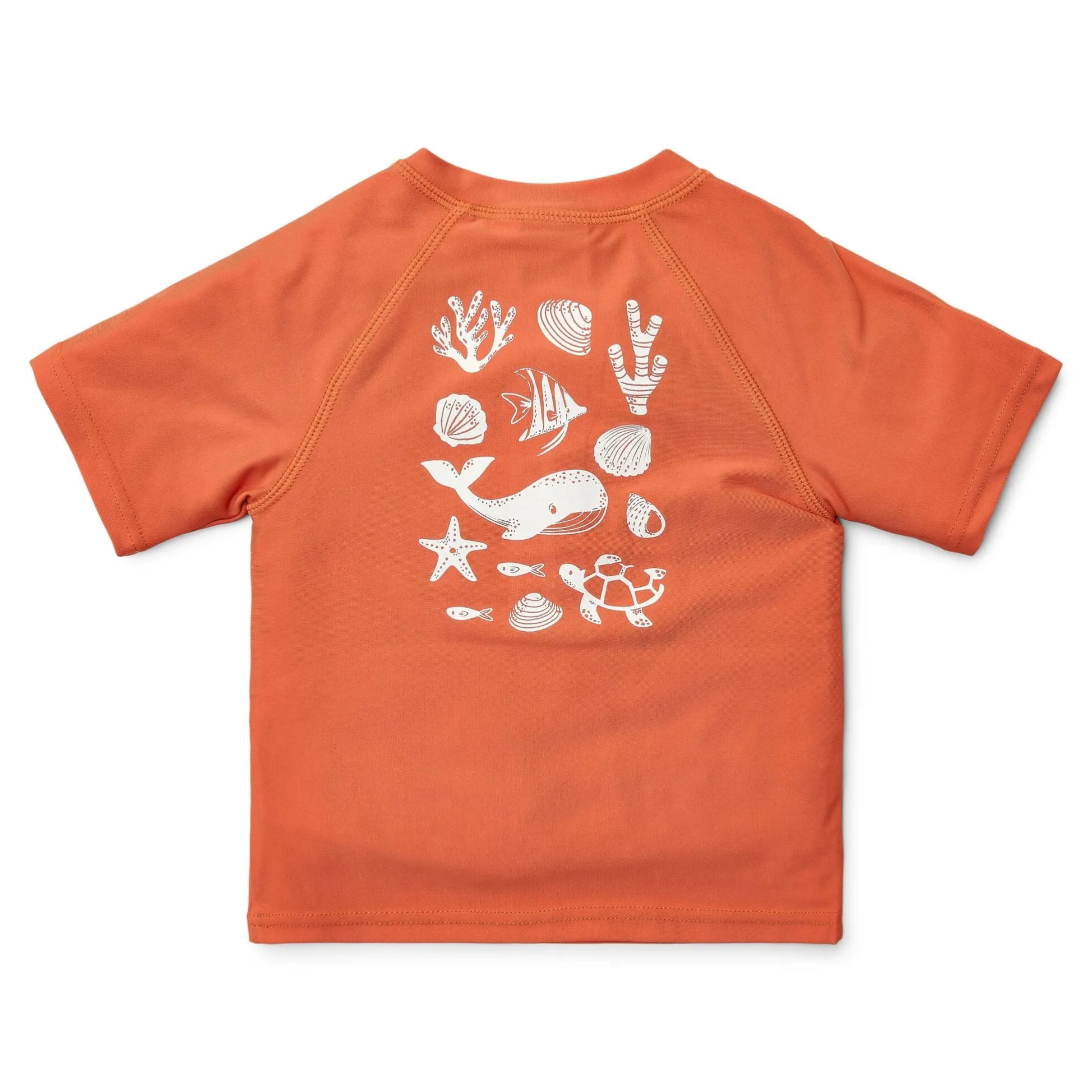Swim shirt short sleeve - Red - Sea Life