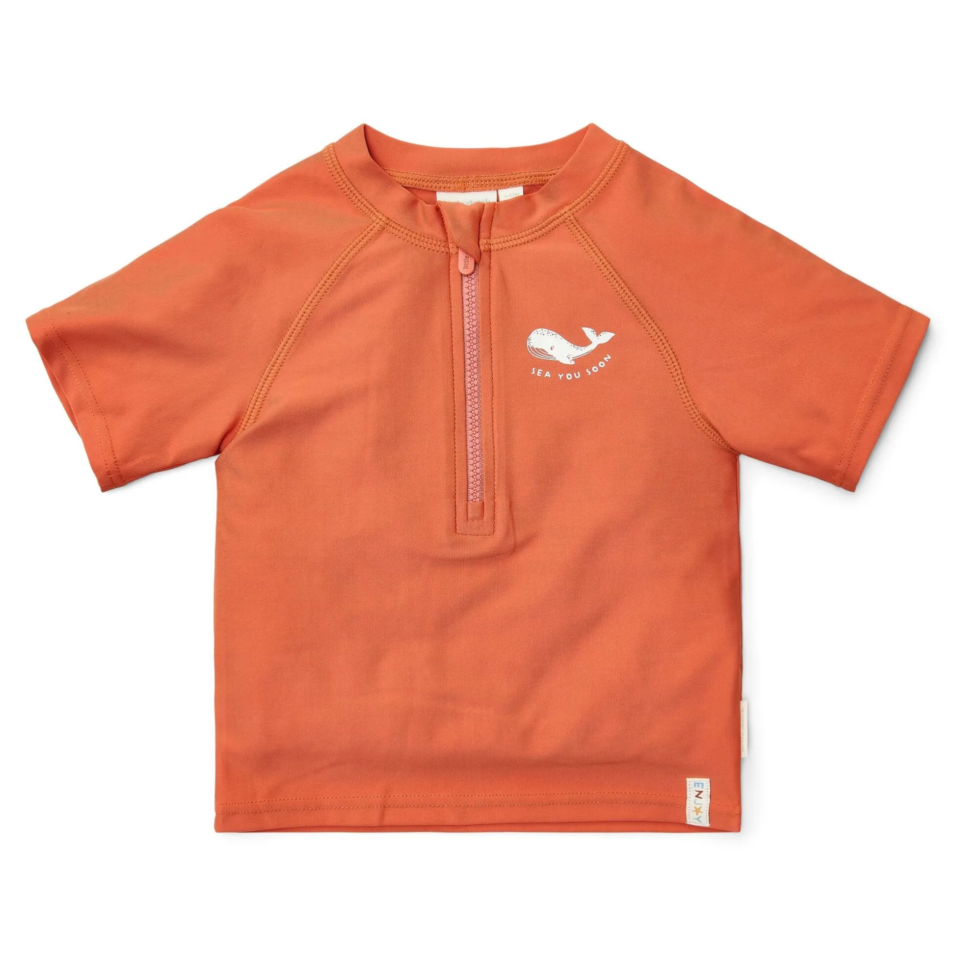 Swim shirt short sleeve - Red - Sea Life