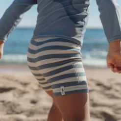 Swim Shorts - Blue - Ocean Blue Stripes